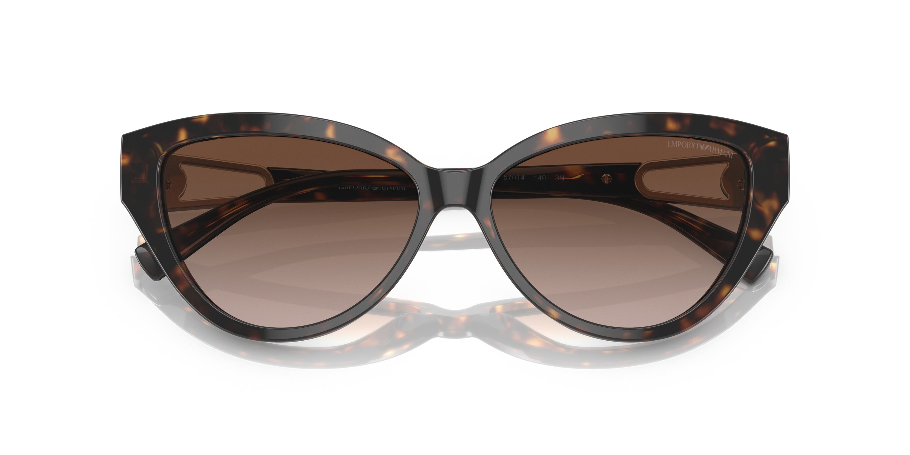 Emporio Armani 0EA4192 502613 Shiny havana Cat eye Sunglasses