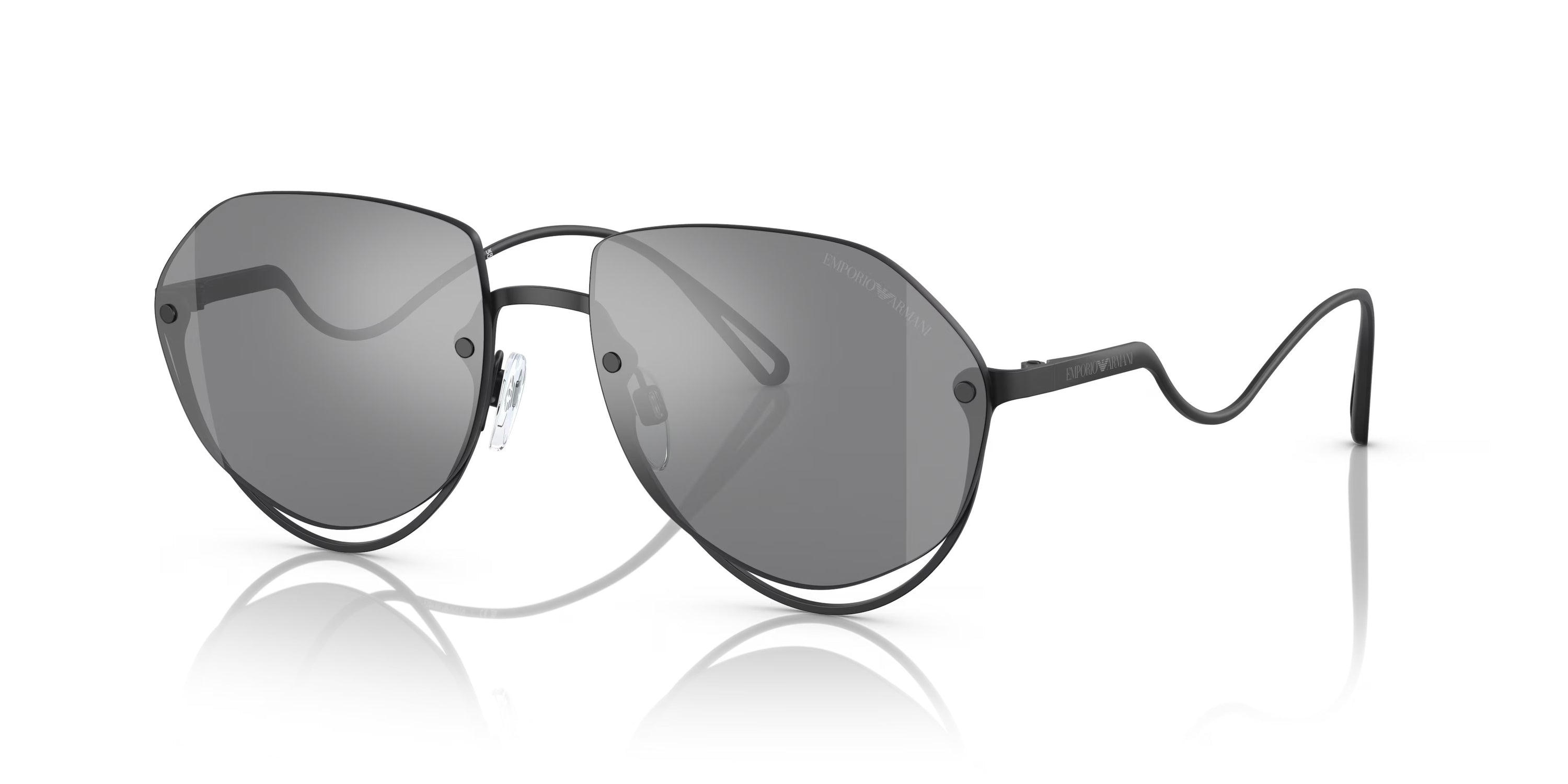 Emporio Armani 0EA2137 30016G Matte Black Round Sunglasses