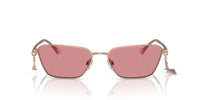 Emporio Armani 0EA2141 301184 Shiny Rose Gold Pillow Sunglasses
