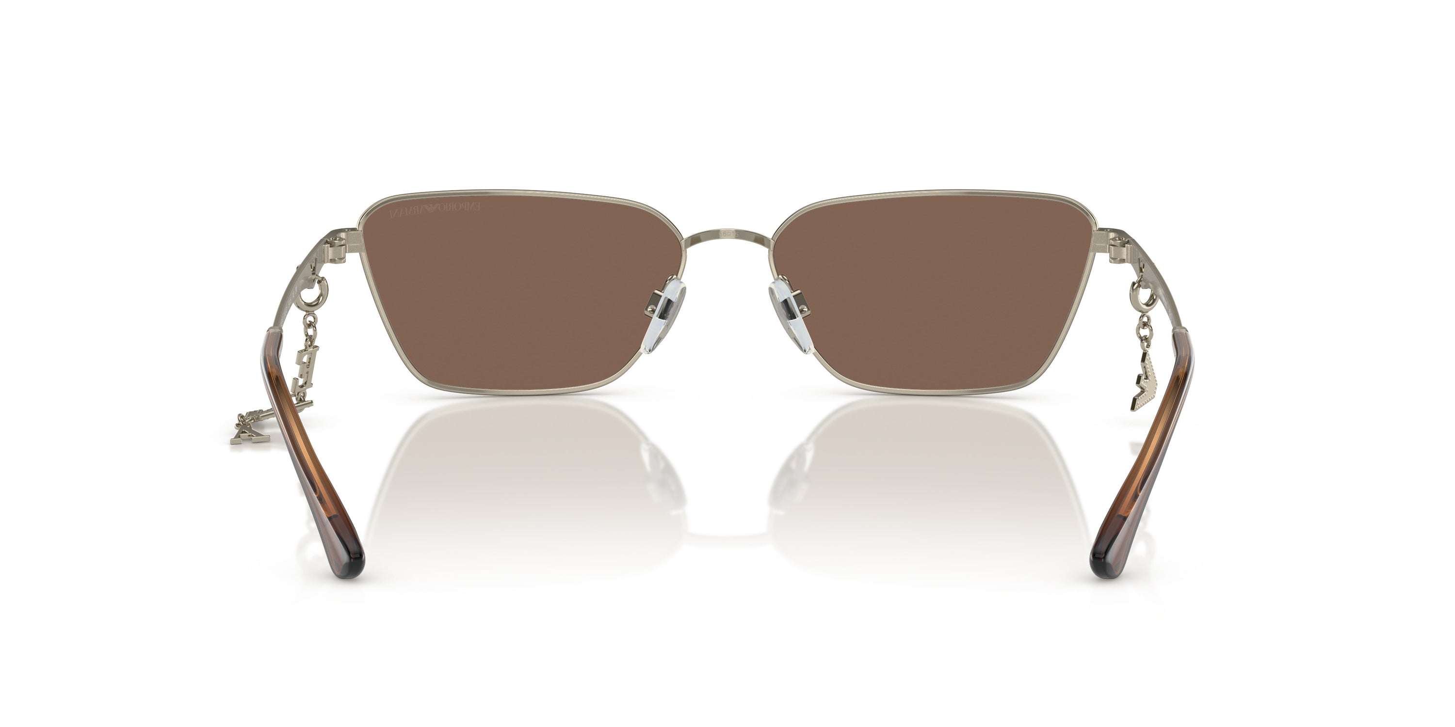 Emporio Armani 0EA2141 301373 Shiny pale gold Pillow Sunglasses