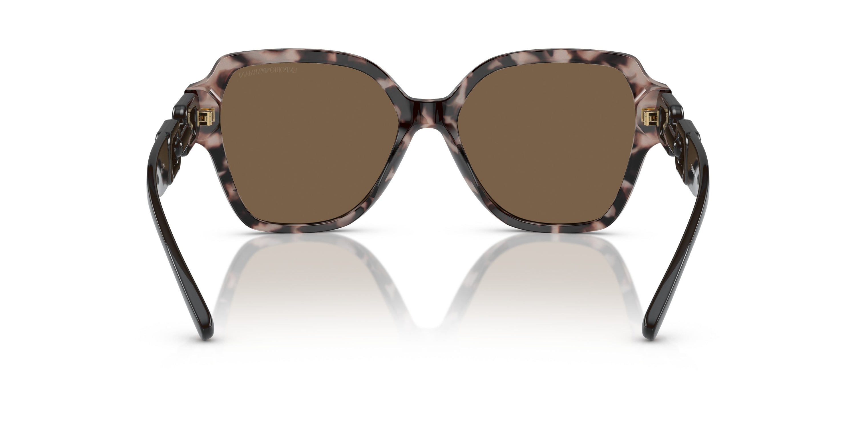 Emporio Armani 0EA4202 541073 Shiny pink havana Square Sunglasses