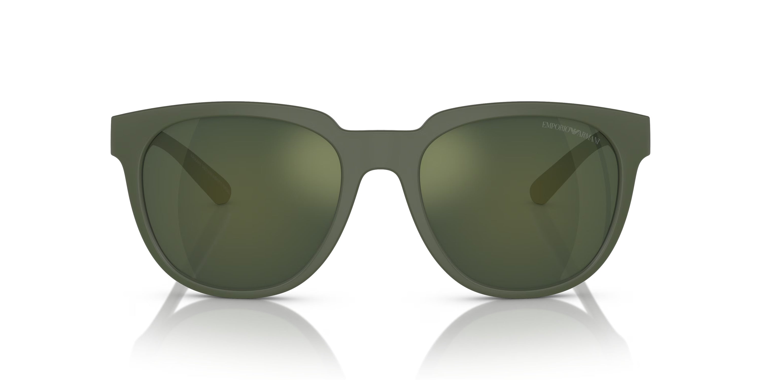 Emporio Armani 0EA4205 50586R Matte green Square Sunglasses