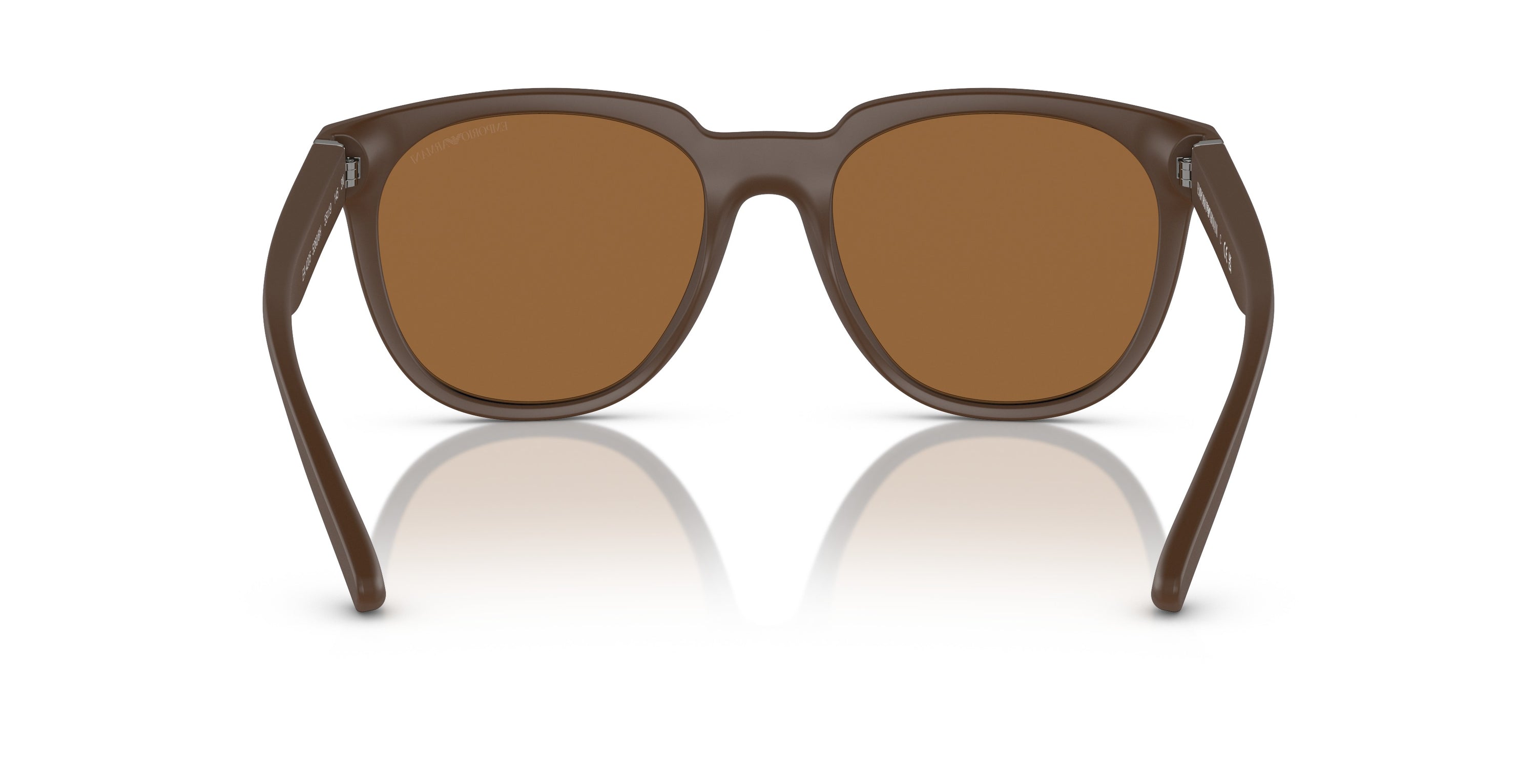 Emporio Armani 0EA4205 52606H Matte brown Square Sunglasses