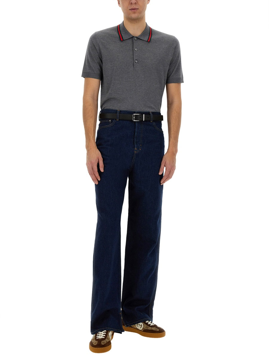 Gucci Men Denim Pants
