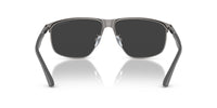 Emporio Armani 0EA2094 30036G Matte gunmeta Rectangular Sunglasses