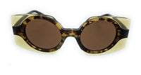Emporio Armani 0EA4207 603073 Havana Top Transparent Brown Square Sunglasses