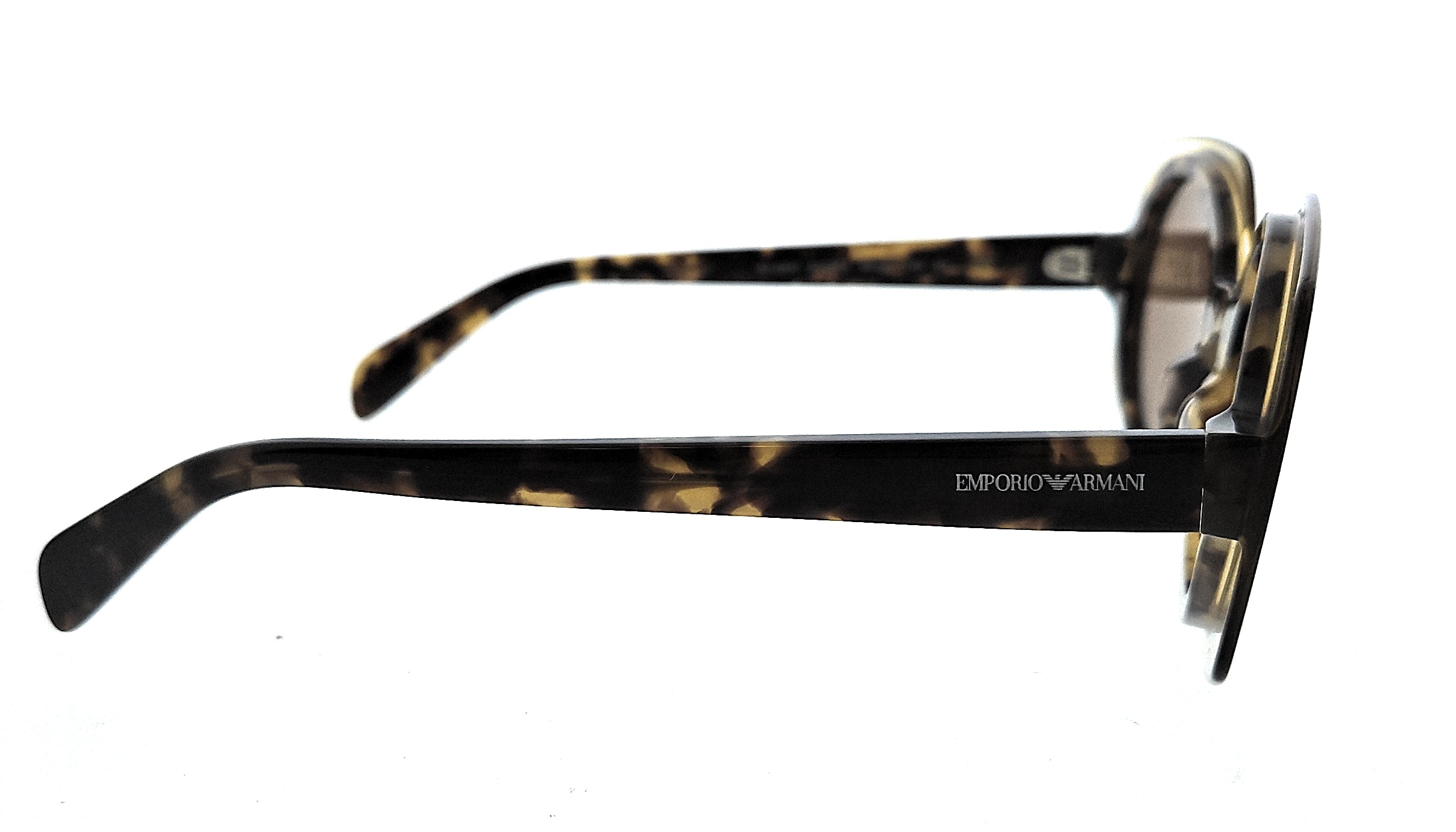 Emporio Armani 0EA4207 603073 Havana Top Transparent Brown Square Sunglasses