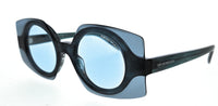 Emporio Armani 0EA4207 603180 Blue Top Transparent Blue Square Sunglasses