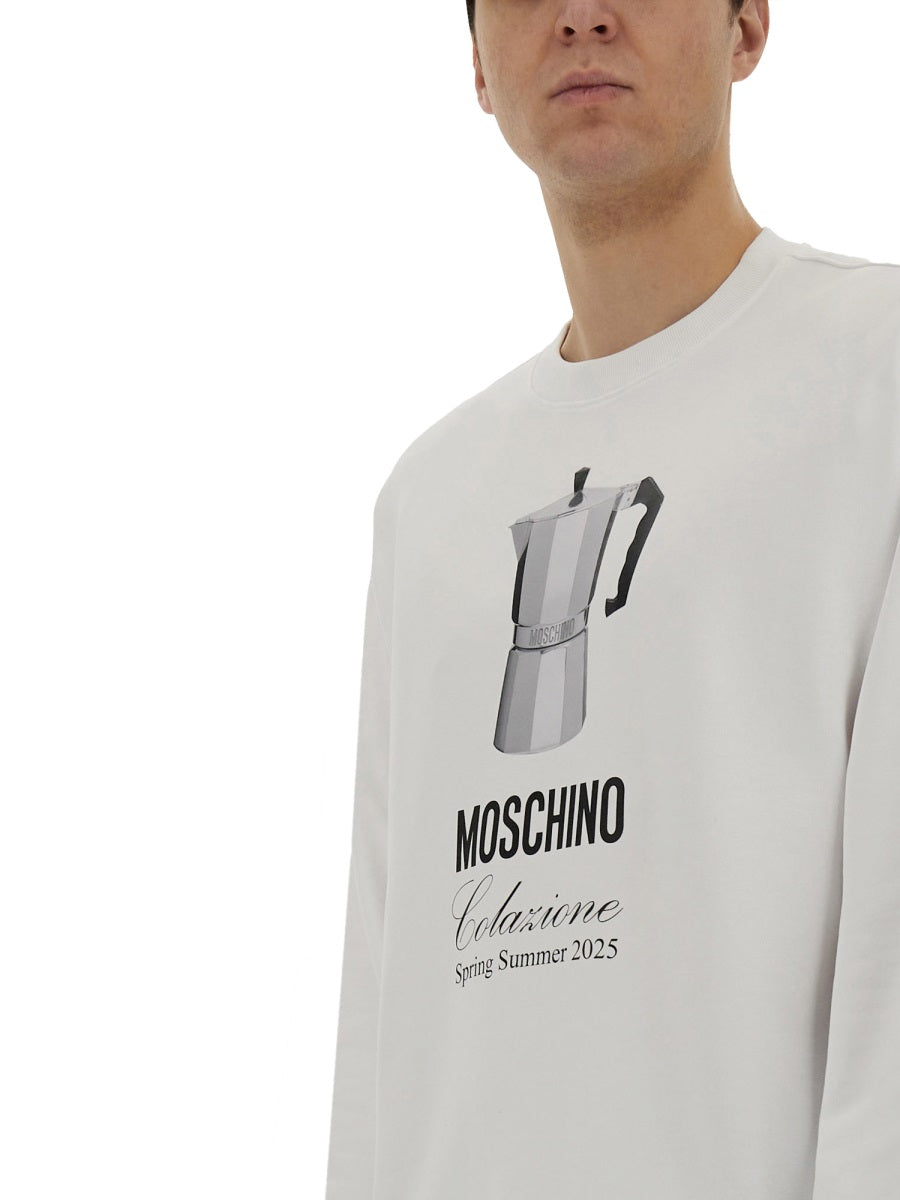 Moschino Men "Breakfast" Sweatshirt