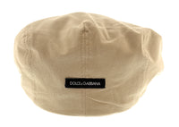 Dolce & Gabbana Beige Traditional Flat Cap-