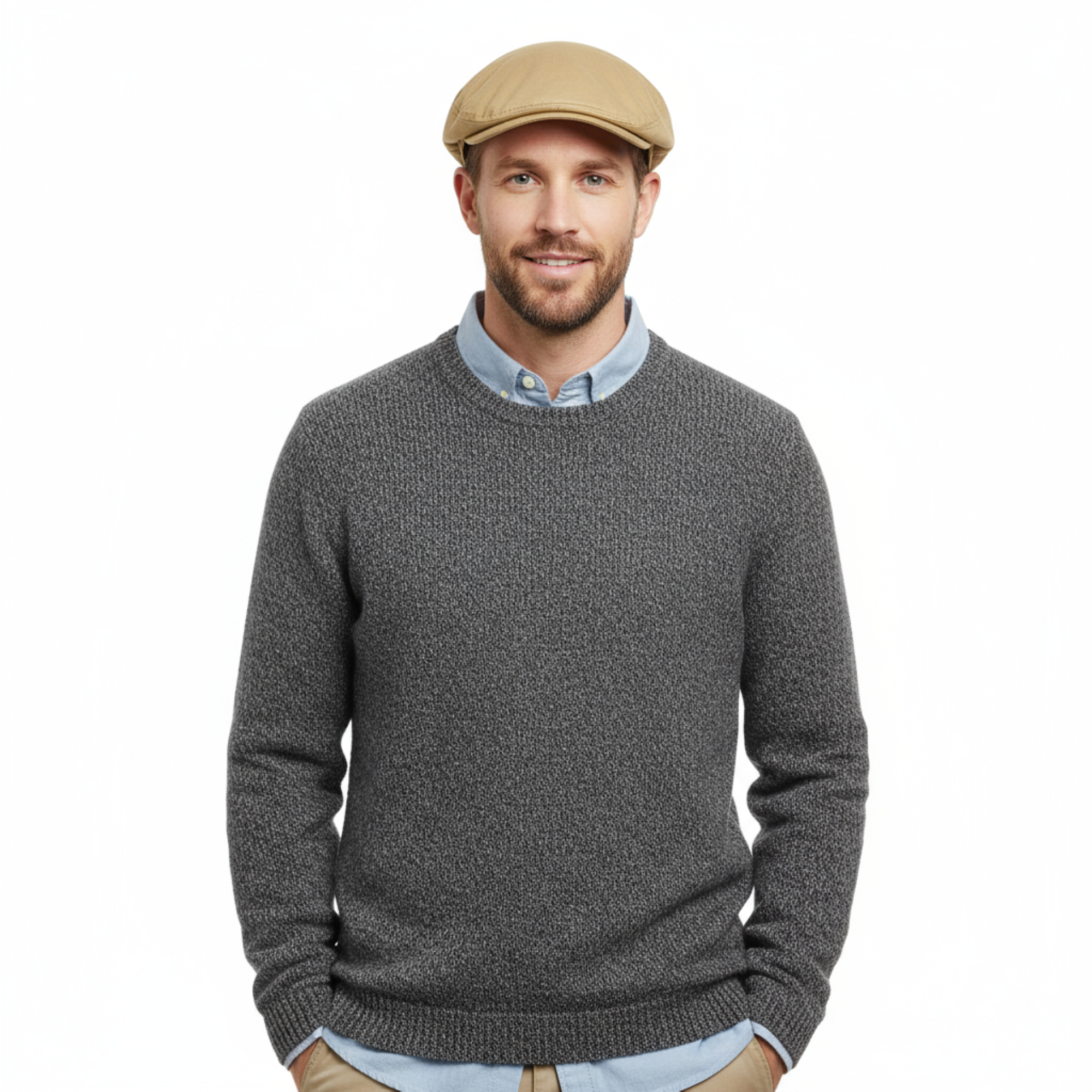 Dolce & Gabbana Beige Traditional Flat Cap-