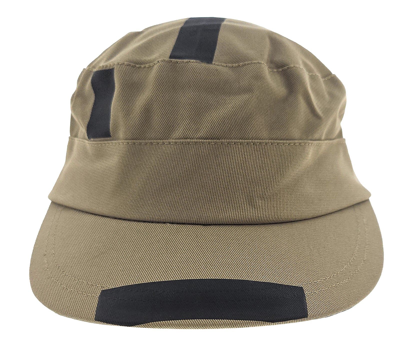 Dolce & Gabbana Black/Beige Military-Style Cap