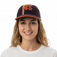 Dolce & Gabbana Purple Retro Print Baseball Cap