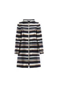 Herno Women Coat Ca0075D-13070 Nero/cammello