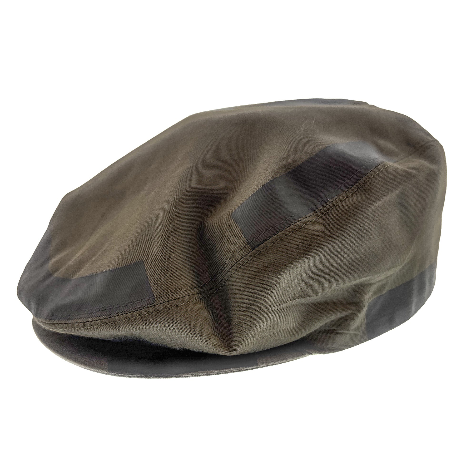 Dolce & Gabbana Military Army Green Cotton Blend Flat Cap – Luxury Headwear-Adult S