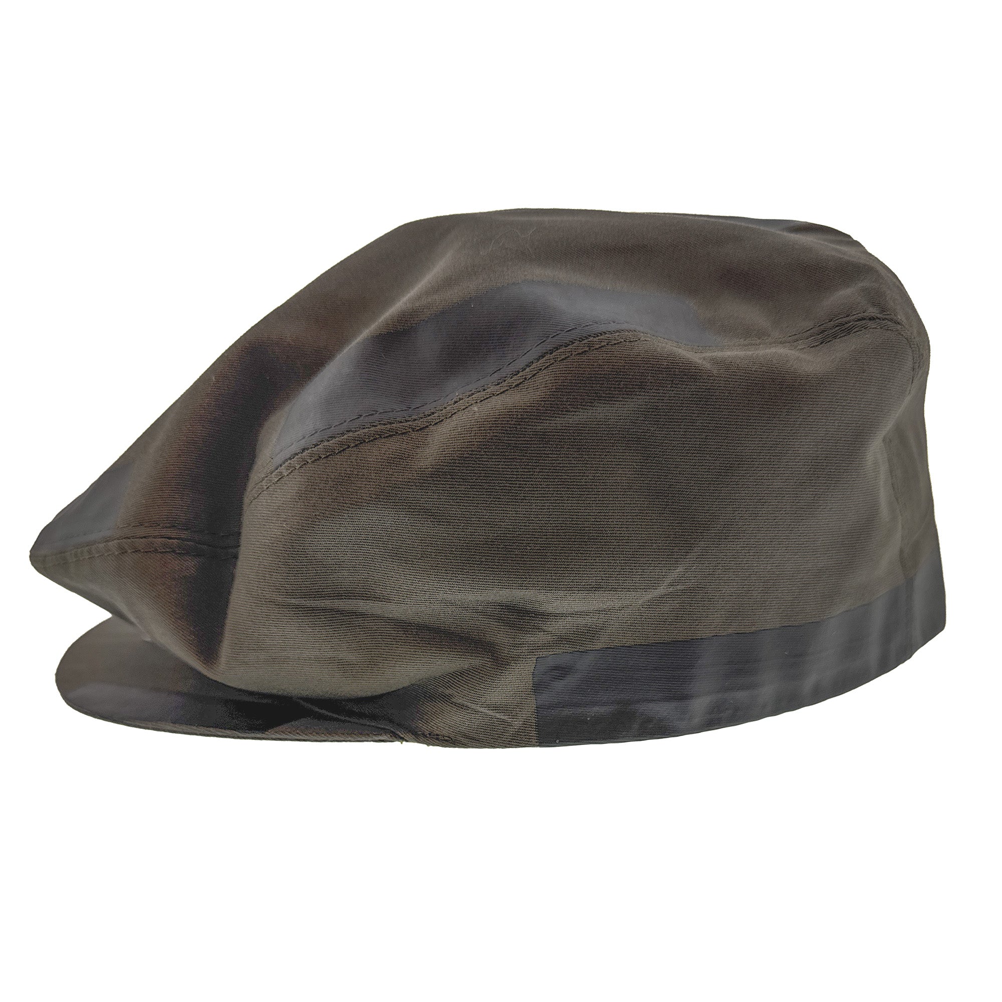 Dolce & Gabbana Military Army Green Cotton Blend Flat Cap – Luxury Headwear-Adult S
