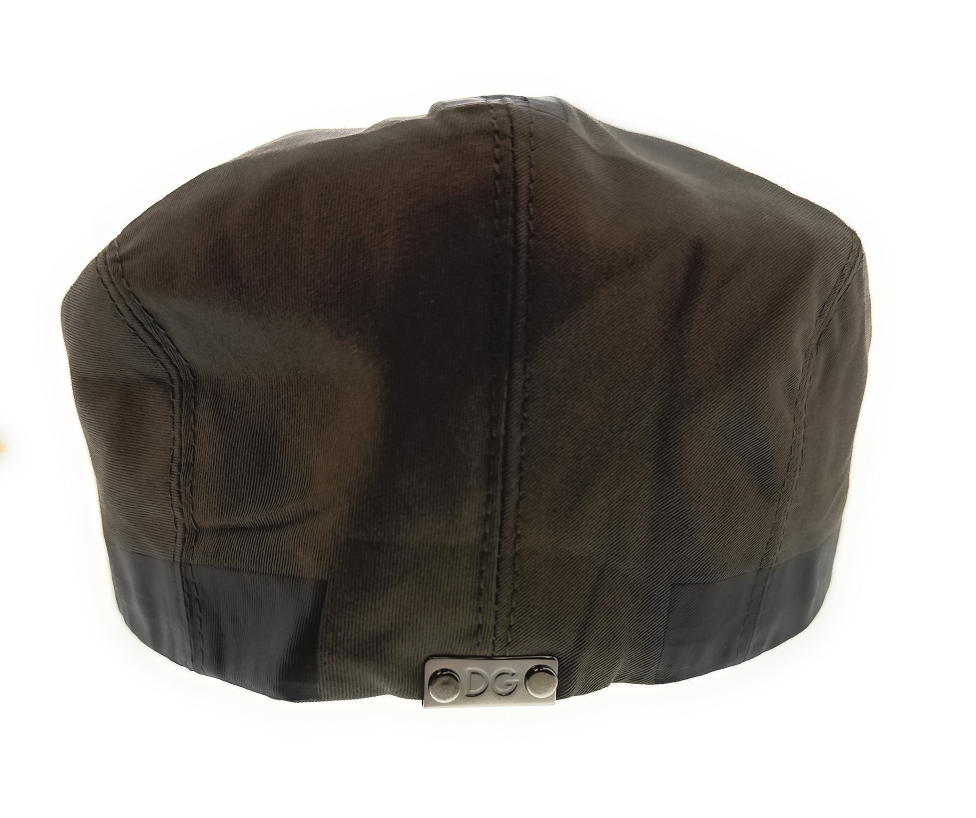 Dolce & Gabbana Military Army Green Cotton Blend Flat Cap – Luxury Headwear-Adult S