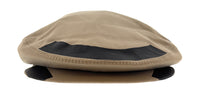 Dolce & Gabbana Beige/Black Solid Signature Modern Flat Cap-ayered Brim with Sleek Edge
