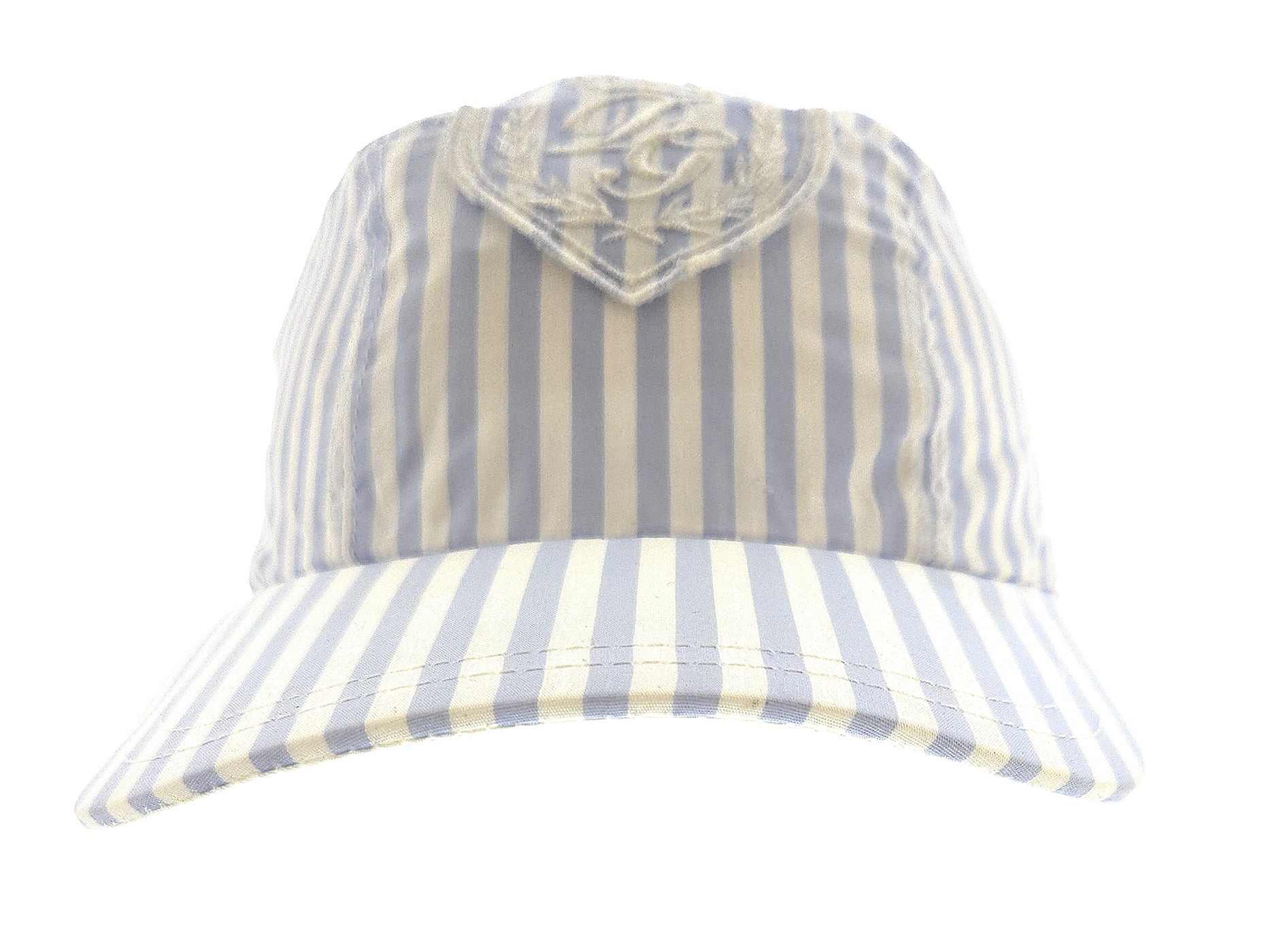 Dolce & Gabbana Blue White Classic Striped Cap