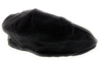 Dolce & Gabbana Men’s Black Pure Linen Flat Cap