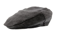 Dolce & Gabbana Men’s Grey Herringbone Flat Cap – Luxury Headwear