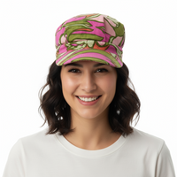 Dolce & Gabbana Multicolor Retro Print Sun Cap