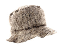 Dolce & Gabbana Lt Grey Virgin Wool Textured Bucket Hat - Winter Hat-
