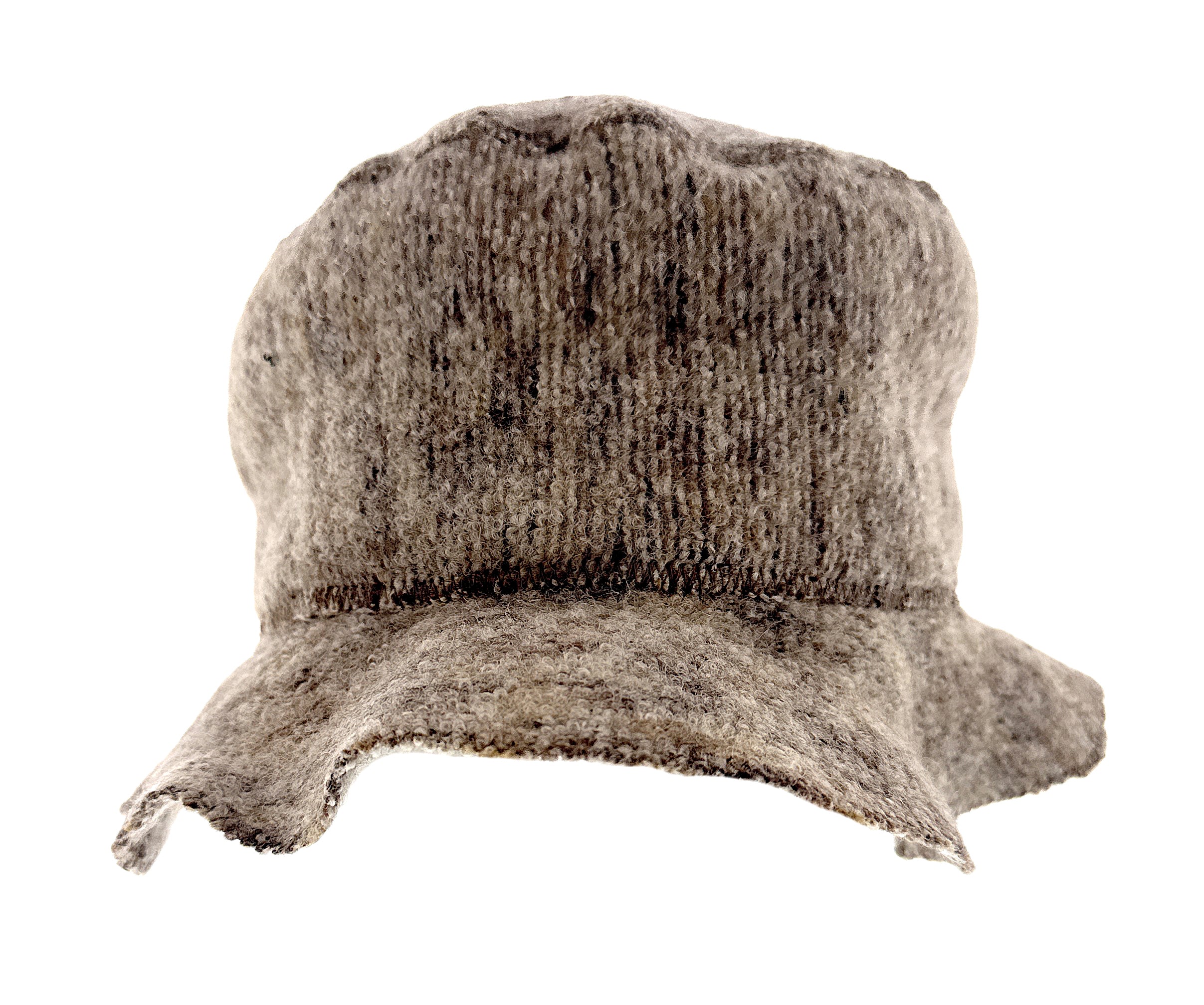 Dolce & Gabbana Lt Grey Virgin Wool Textured Bucket Hat - Winter Hat-