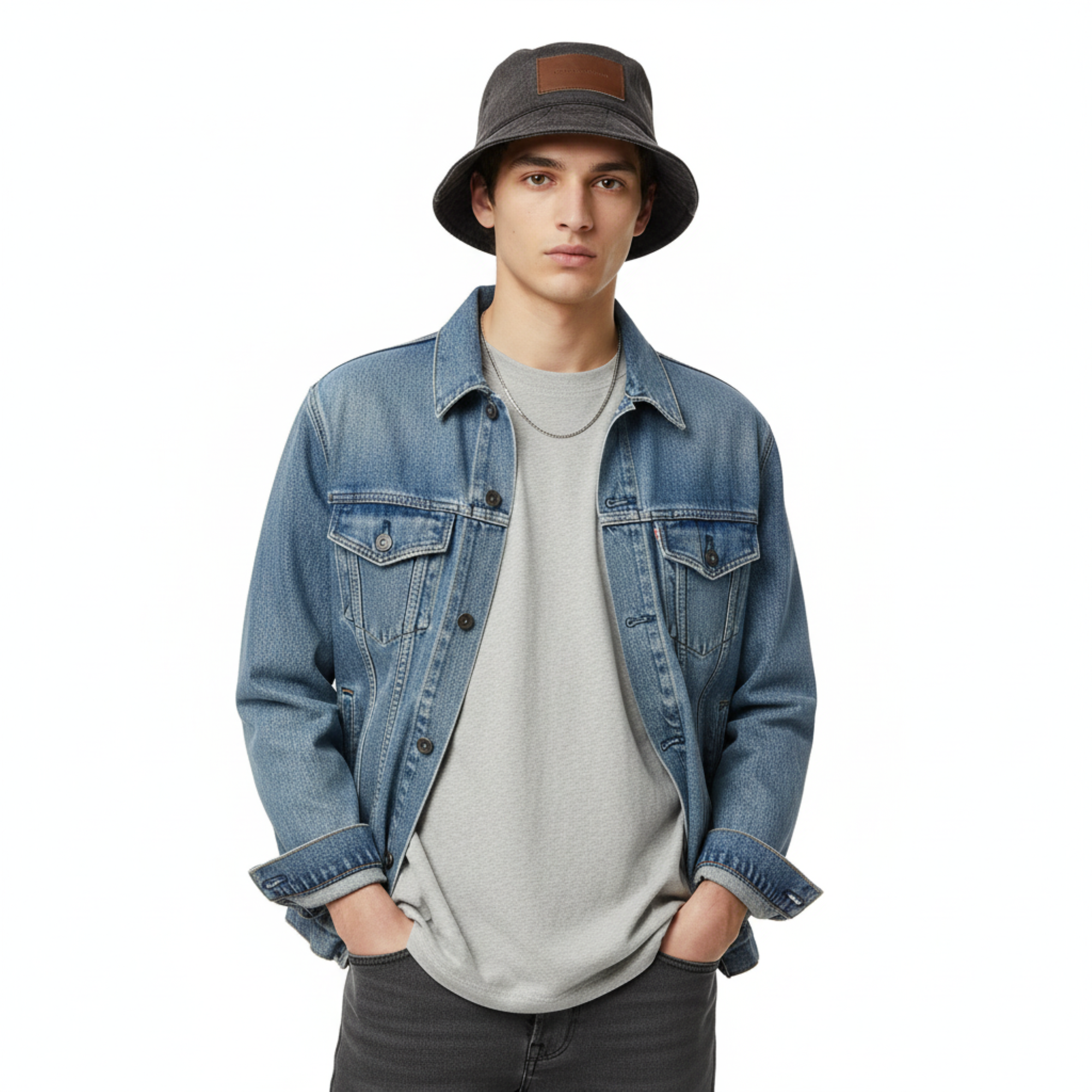 Dolce & Gabbana Premium Black Wool Blend Bucket Hat –60