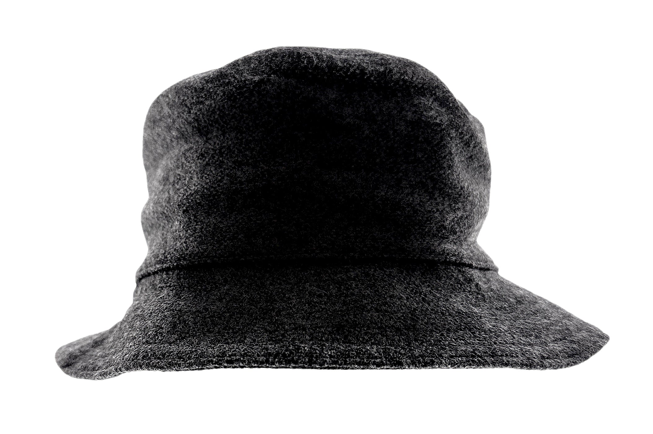 Dolce & Gabbana Virgin Cotton Blend Bucket Hat - Charcoal Grey-