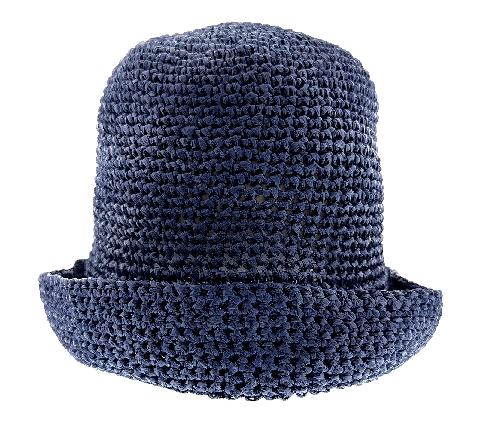 Dolce & Gabbana Blue Woven Straw Bucket Hat - Chic Summer Beach Hat-S