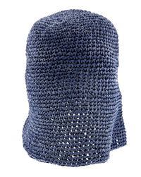 Dolce & Gabbana Blue Woven Straw Bucket Hat - Chic Summer Beach Hat-S
