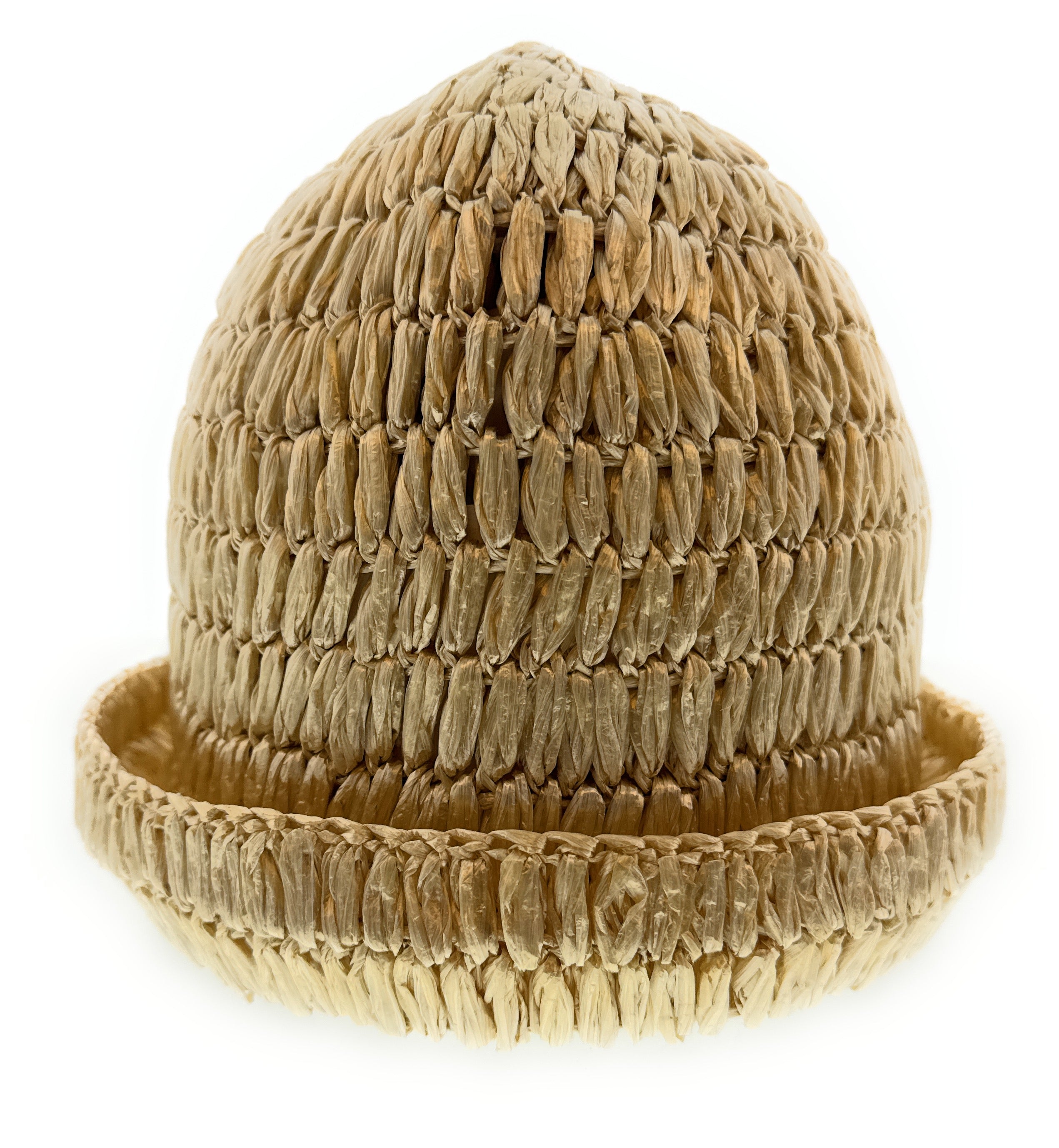 Dolce & Gabbana Ivory Woven Straw Bucket Hat - Chic Summer Beach Hat-M-Adult M