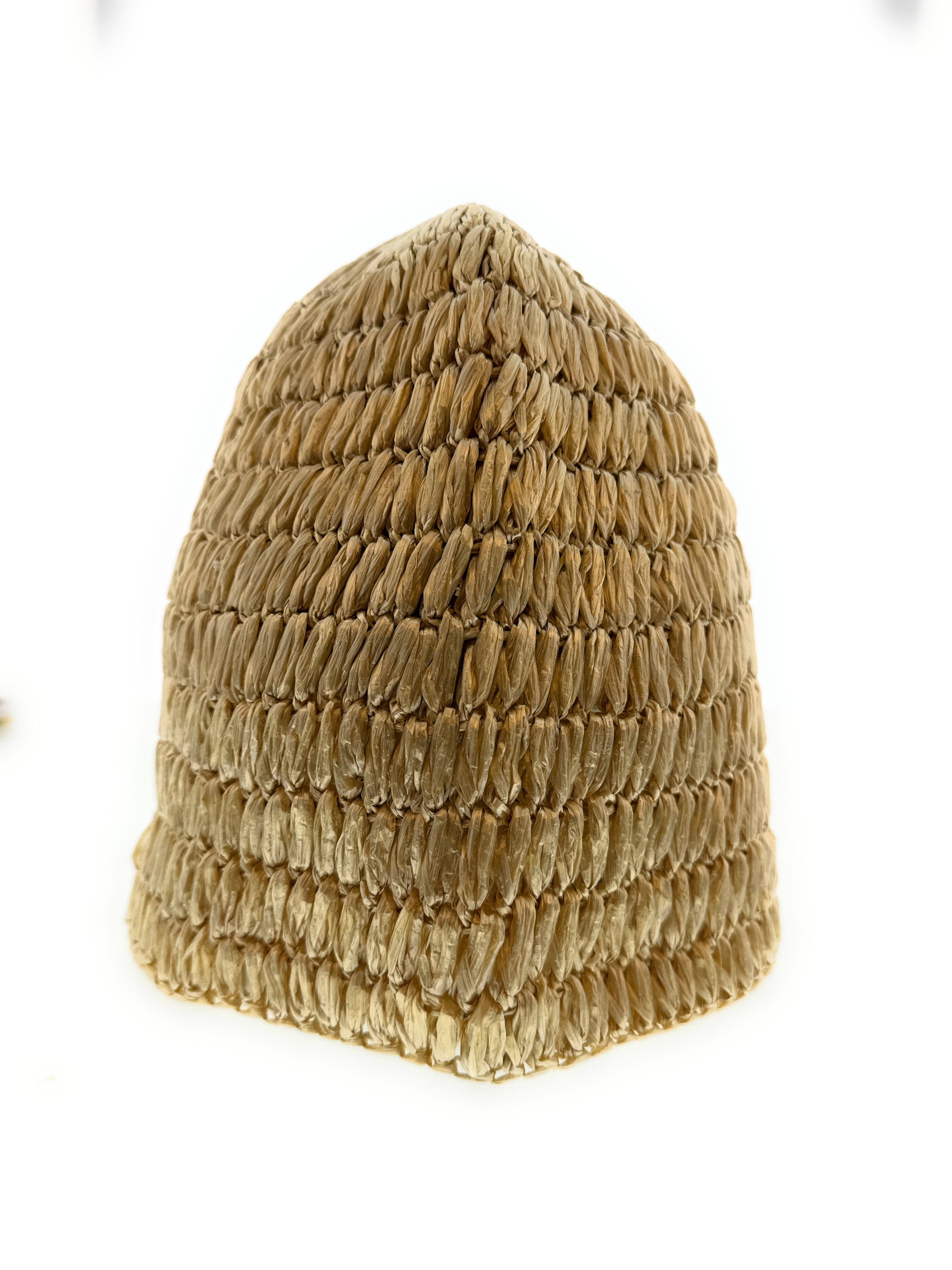 Dolce & Gabbana Ivory Woven Straw Bucket Hat - Chic Summer Beach Hat-M-Adult M