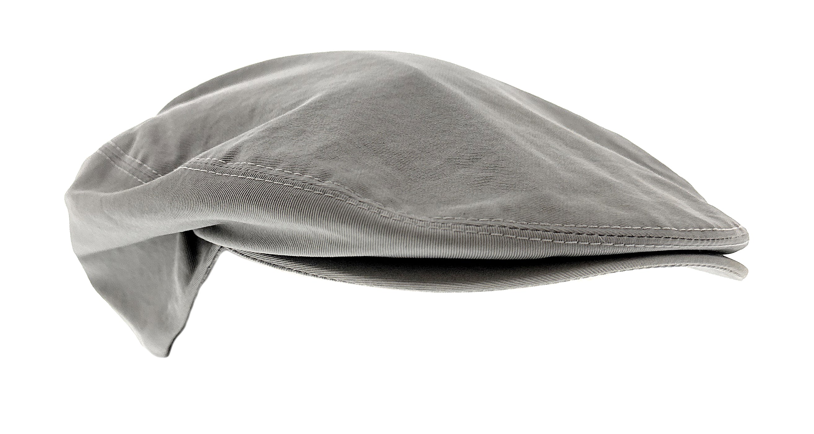 Dolce & Gabbana Light Grey Cotton Textured Vintage Flat Cap-