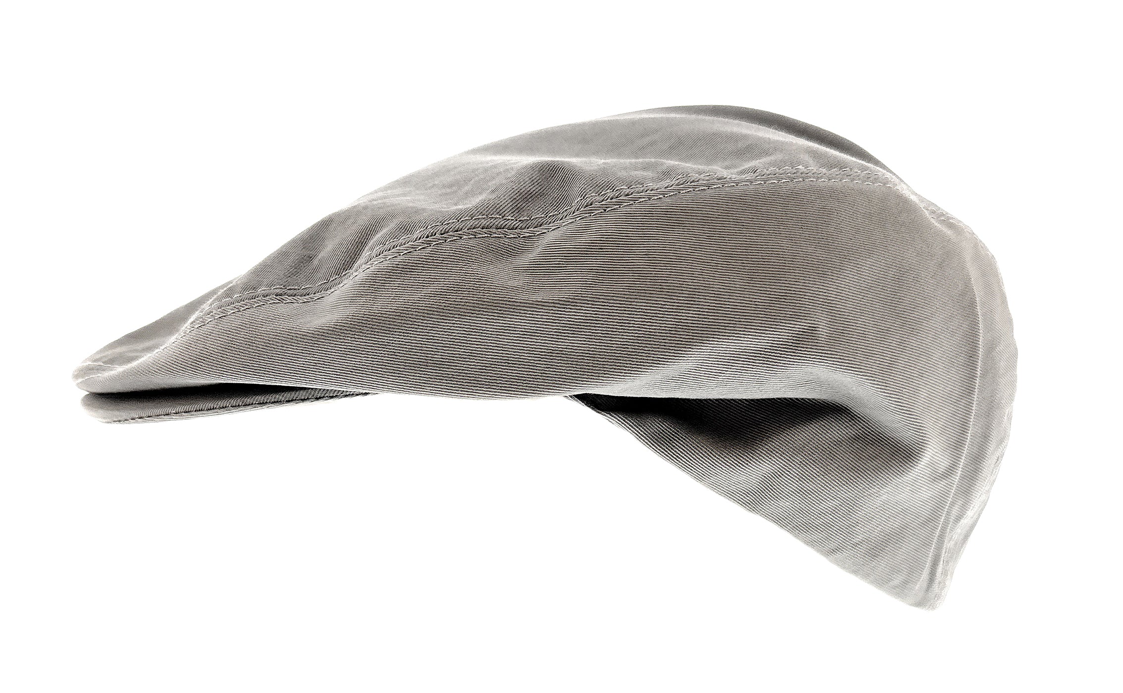 Dolce & Gabbana Light Grey Cotton Textured Vintage Flat Cap-