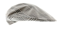 Dolce & Gabbana Men’s Light Grey Large Plaid Flat Cap -Adult L