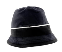 Dolce & Gabbana Men’s Grey Pure Cotton Bucket Hat with Bow Band-Adult M