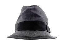 Dolce & Gabbana Men’s Grey Pure Cotton Plaid Bucket Hat with Bow Band-Adult M