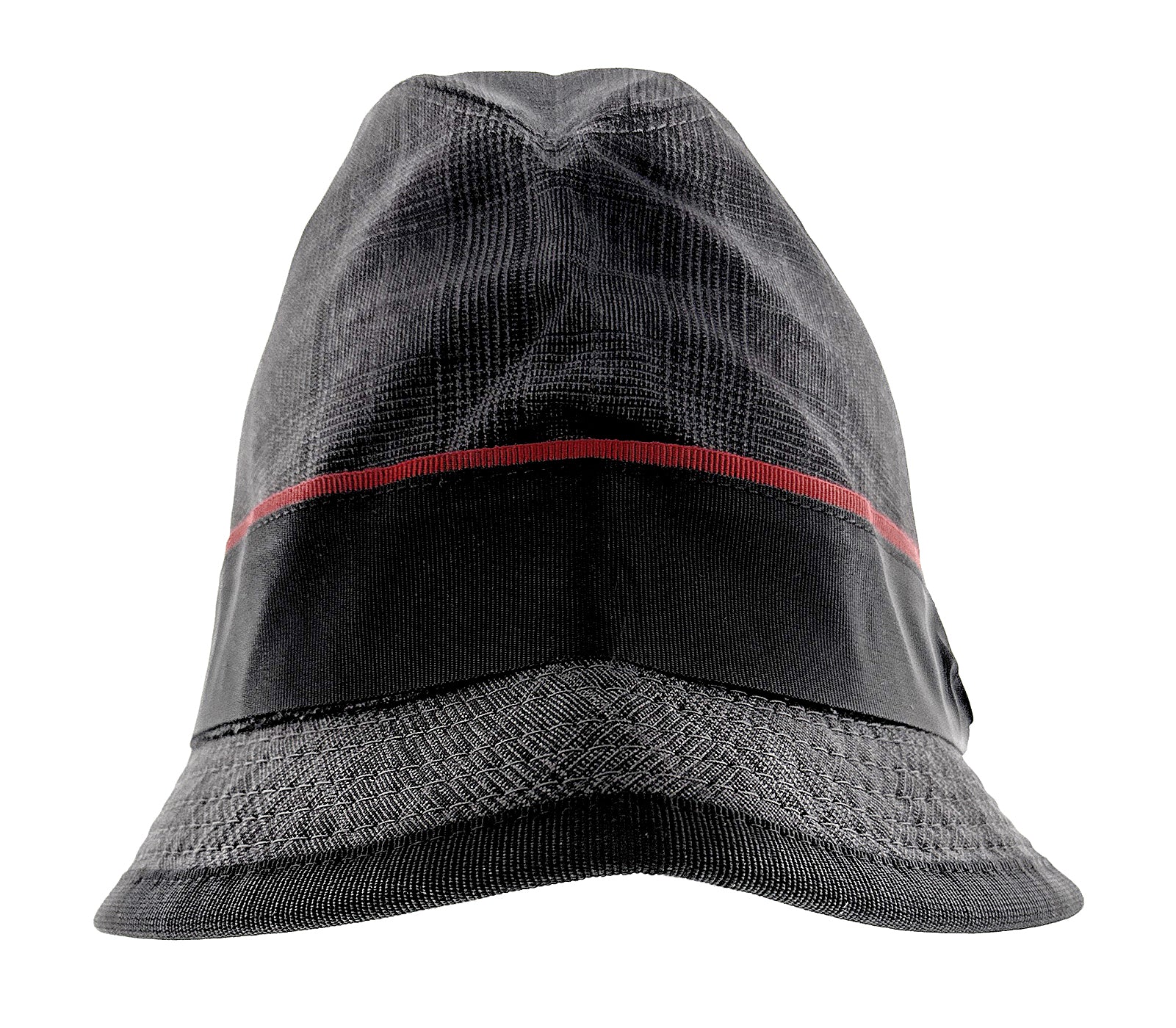 Dolce & Gabbana Men’s Grey Pure Wool Bucket Hat with Bow Band-Adult L