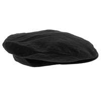 Dolce & Gabbana Men’s Black Linen Flat Cap – Luxury Headwear