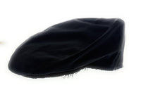 Dolce & Gabbana Black Frayed Cotton Signature Flat Cap