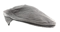 Dolce & Gabbana Light Grey Vintage Print Linen Blend Flat Cap-