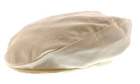 Dolce & Gabbana Ivory Frayed Cotton Signature Flat Cap