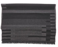 Lanvin Gray Luxurious Modern 100% Wool Scarf