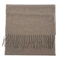 Lanvin Tan Luxurious Modern 100% Wool Scarf