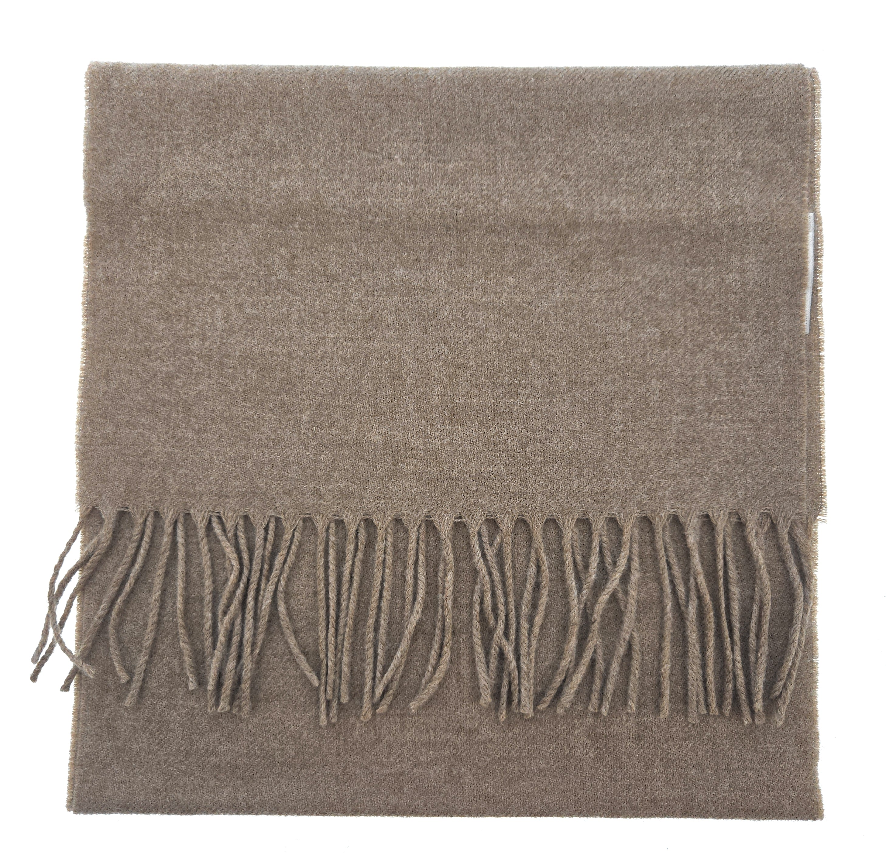 Lanvin Tan Luxurious Modern 100% Wool Scarf