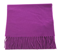 Lanvin Purple Luxurious Modern 100% Wool Scarf