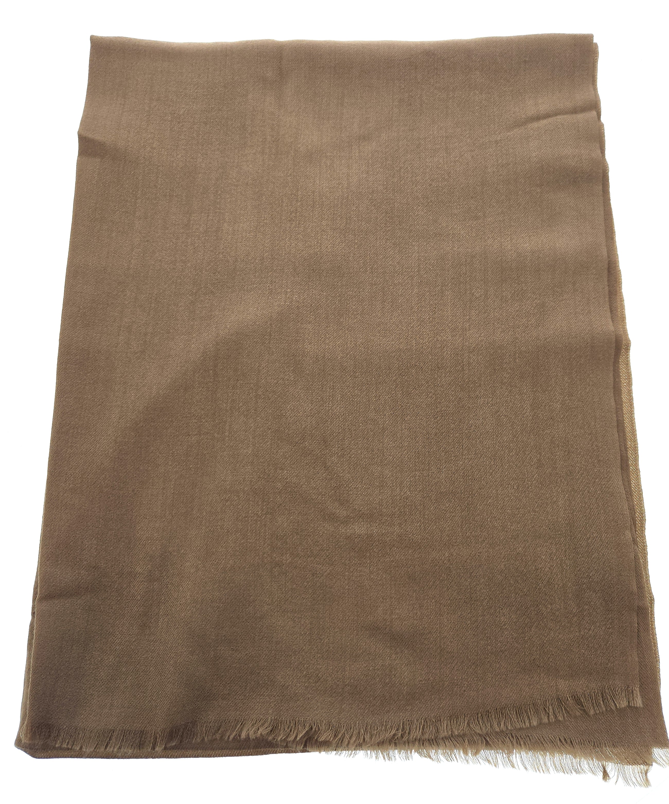 Lanvin 100% Cashmere Scarf – Classic Brown Wrap, Ultra-Soft Luxury