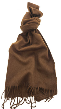 Lanvin Pure Cashmere Scarf – Classic Brown Wrap, Luxuriously Soft